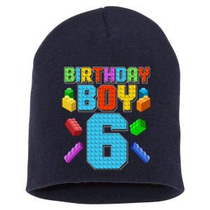 Funny Birthday Boy 6th Birthday Lego Master Builder Short Acrylic Beanie