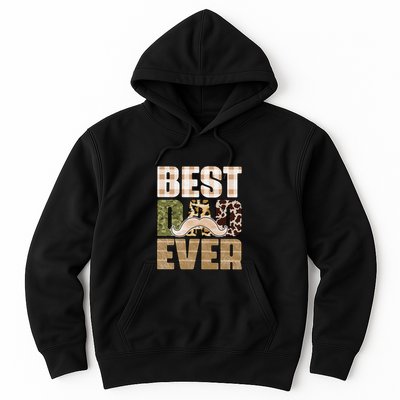 Funny Beard Best Dad Ever Sublimation Father's Day Hoodie