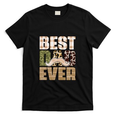 Funny Beard Best Dad Ever Sublimation Father's Day T-Shirt