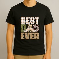 Funny Beard Best Dad Ever Sublimation Father's Day T-Shirt