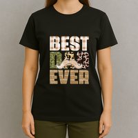 Funny Beard Best Dad Ever Sublimation Father's Day T-Shirt