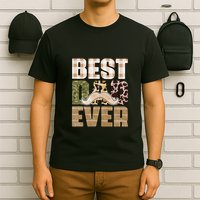 Funny Beard Best Dad Ever Sublimation Father's Day T-Shirt