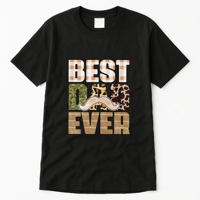 Funny Beard Best Dad Ever Sublimation Father's Day Tall T-Shirt
