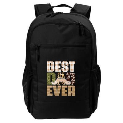 Funny Beard Best Dad Ever Sublimation Father's Day Backpack