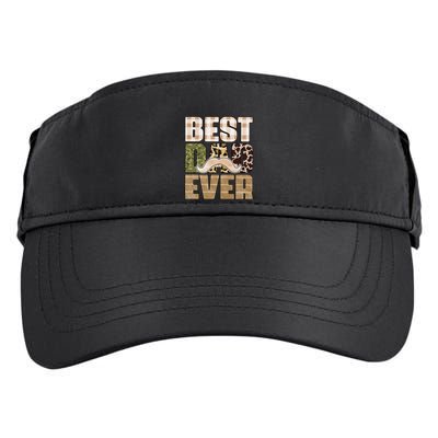 Funny Beard Best Dad Ever Sublimation Father's Day Adult Drive Performance Visor