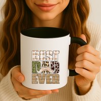 Funny Beard Best Dad Ever Sublimation Father's Day Mug