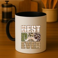 Funny Beard Best Dad Ever Sublimation Father's Day Mug