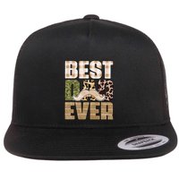 Funny Beard Best Dad Ever Sublimation Father's Day Flatbill Hat