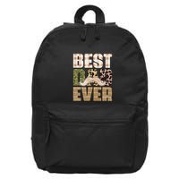 Funny Beard Best Dad Ever Sublimation Father's Day 16 in Basic Backpack