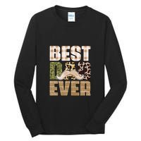Funny Beard Best Dad Ever Sublimation Father's Day Tall Long Sleeve T-Shirt