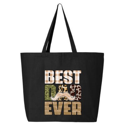 Funny Beard Best Dad Ever Sublimation Father's Day 25L Jumbo Tote