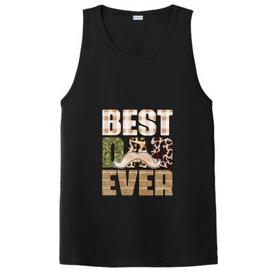 Funny Beard Best Dad Ever Sublimation Father's Day PosiCharge Competitor Tank
