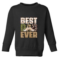 Funny Beard Best Dad Ever Sublimation Father's Day Toddler Sweatshirt