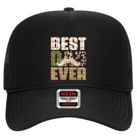 Funny Beard Best Dad Ever Sublimation Father's Day Trucker Hat