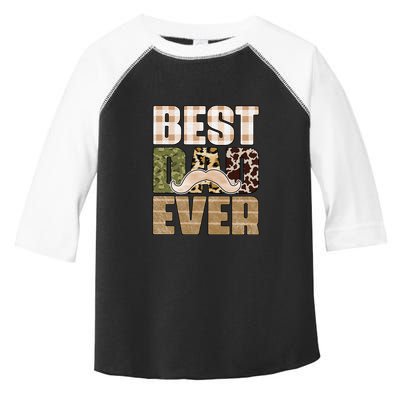 Funny Beard Best Dad Ever Sublimation Father's Day Toddler Fine Jersey T-Shirt