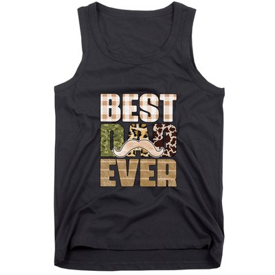 Funny Beard Best Dad Ever Sublimation Father's Day Tank Top
