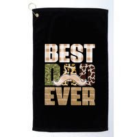 Funny Beard Best Dad Ever Sublimation Father's Day Golf Towel