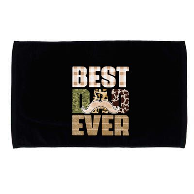 Funny Beard Best Dad Ever Sublimation Father's Day Microfiber Hand Towel