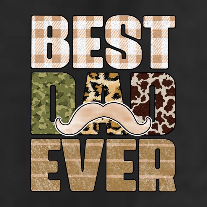 Funny Beard Best Dad Ever Sublimation Father's Day Microfiber Hand Towel