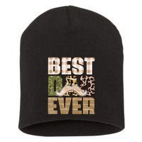 Funny Beard Best Dad Ever Sublimation Father's Day Short Acrylic Beanie