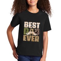 Funny Beard Best Dad Ever Sublimation Father's Day Kids T-Shirt