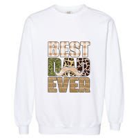 Funny Beard Best Dad Ever Sublimation Father's Day Garment-Dyed Sweatshirt