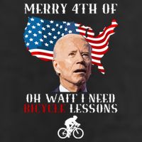 Funny Biden Bicycle Bike Lesson Merry 4th Of July 15oz Campfire Ceramic Mug