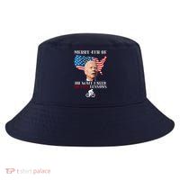 Funny Biden Bicycle Bike Lesson Merry 4th Of July Cool Comfort Performance Bucket Hat