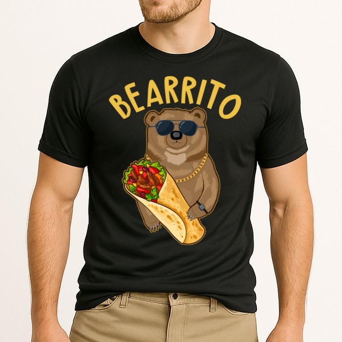 Funny Bearrito Bear Performance Shirt