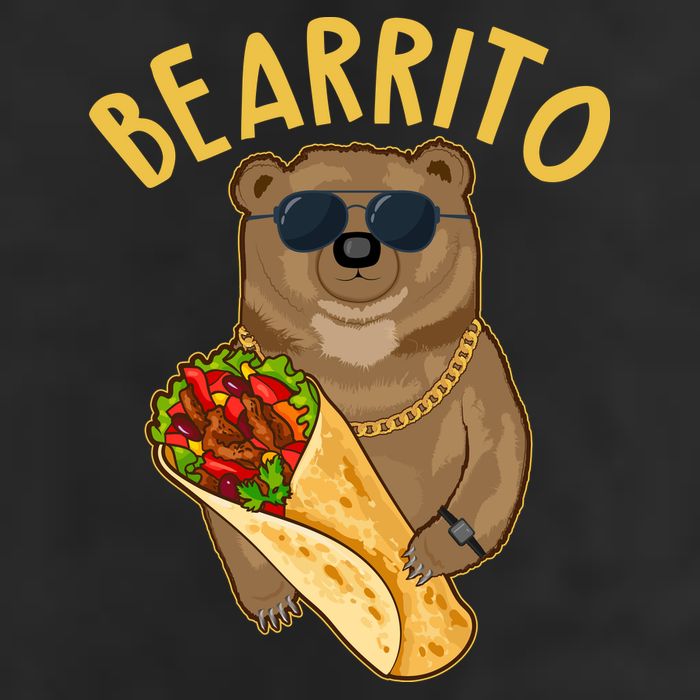 Funny Bearrito Bear Hat