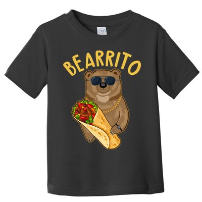 Funny Bearrito Bear Toddler T-Shirt