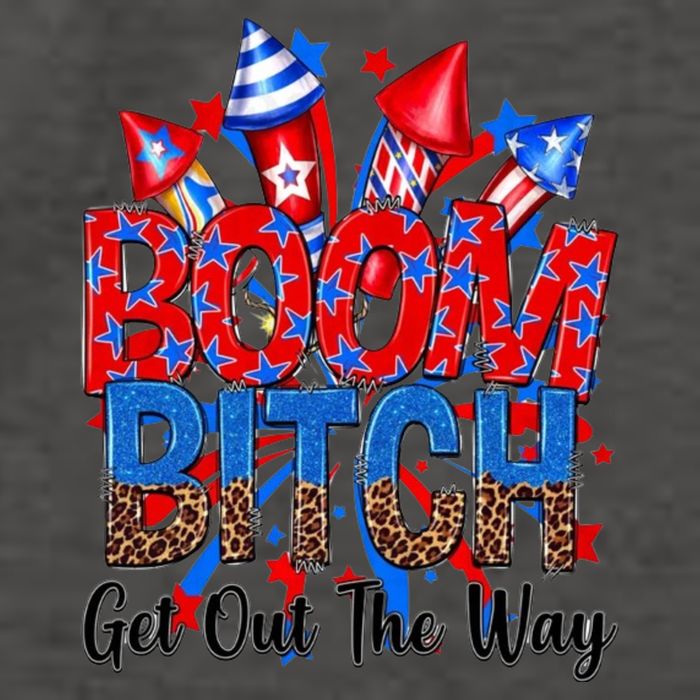 Funny Boom Bitch Get Out The Way Vector Backpack