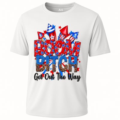 Funny Boom Bitch Get Out The Way Performance Shirt