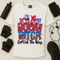 Funny Boom Bitch Get Out The Way Performance Shirt