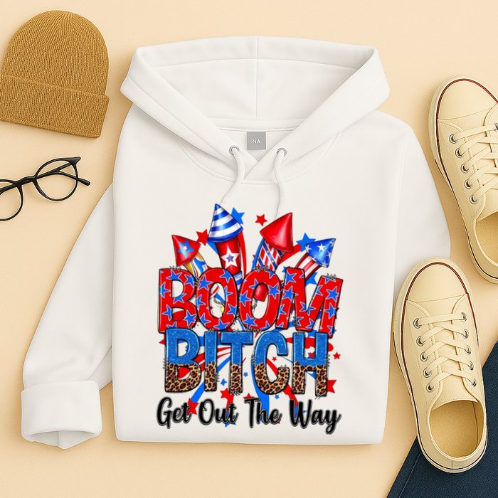 Funny Boom Bitch Get Out The Way Hoodie