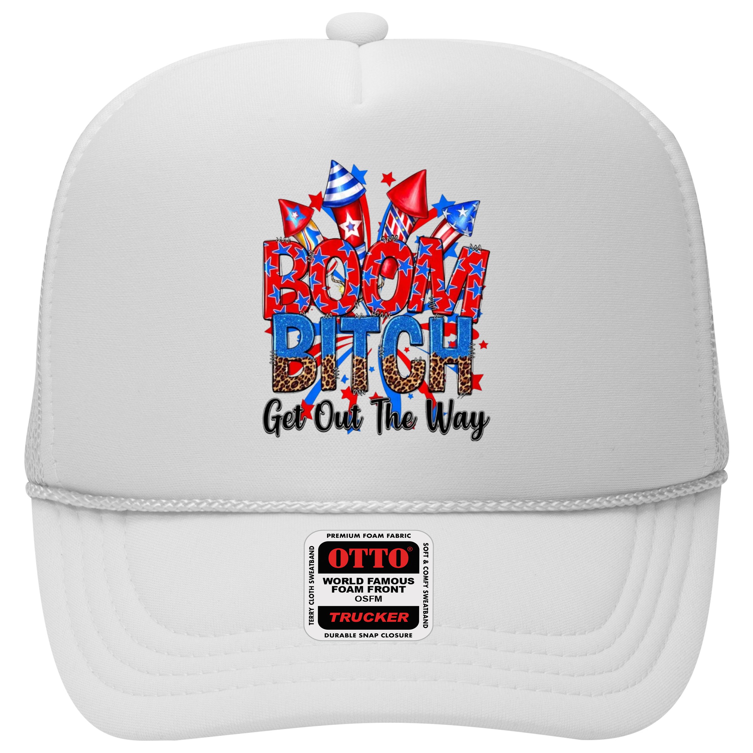 Funny Boom Bitch Get Out The Way Hat
