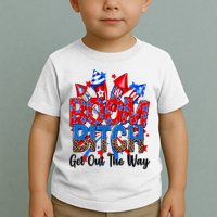 Funny Boom Bitch Get Out The Way Toddler T-Shirt