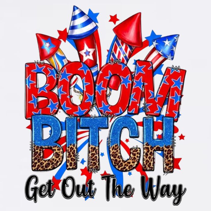 Funny Boom Bitch Get Out The Way Visor