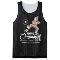 Funny Bigfoot Baseball Seatlle Squatches For Baseball Fan Mesh Reversible Basketball Jersey Tank