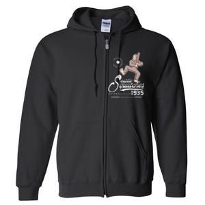 Funny Bigfoot Baseball Seatlle Squatches For Baseball Fan Full Zip Hoodie