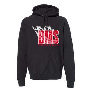 Football Blake Bass Middle Football Is Fire Premium Hoodie