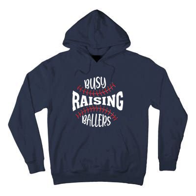 Funny Baseball - Busy Raising Ballers Tall Hoodie