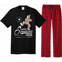 Funny Bigfoot Baseball Seatlle Squatches for Baseball Fan Pajama Set