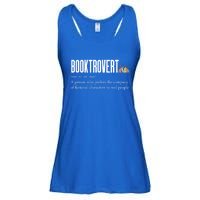 Funny Booktrovert Book Lover Bookish Reading Library Great Gift Ladies Essential Flowy Tank