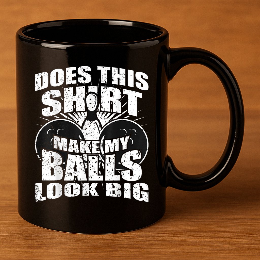 Funny Bowling Ball Gag Gift Bowling 11oz C Handle Ceramic Mug