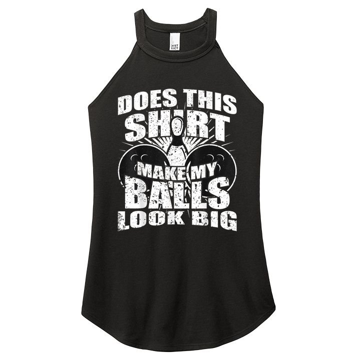 Funny Bowling Ball Gag Gift Bowling Women's Perfect Tri Rocker Tank