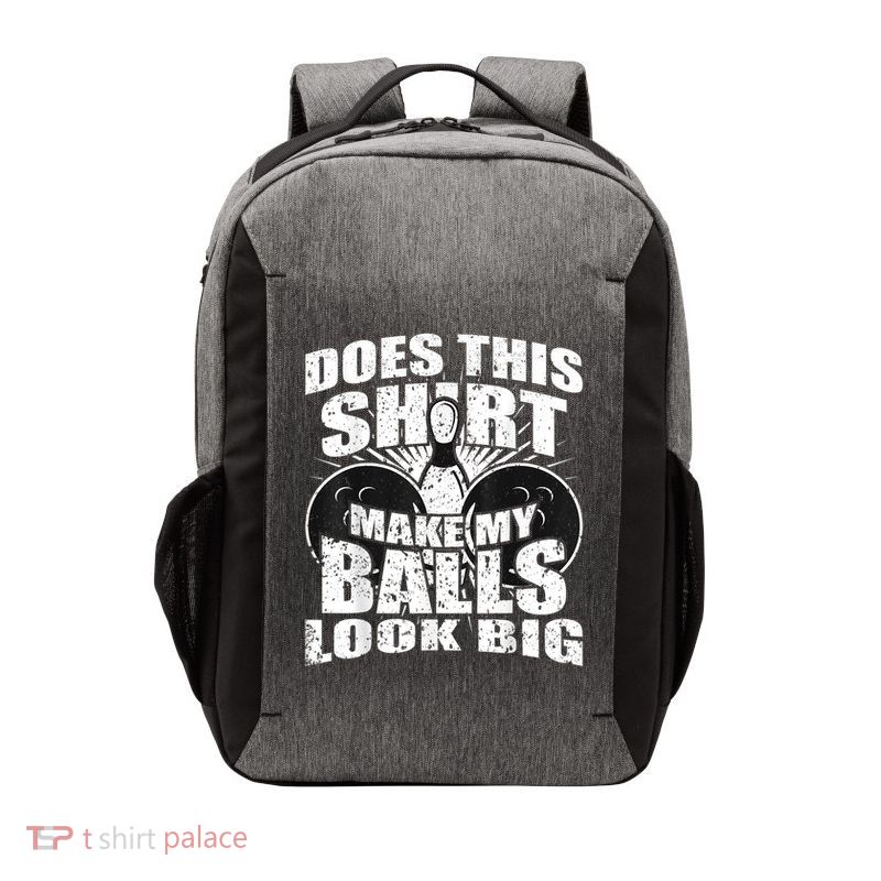 Funny Bowling Ball Gag Gift Bowling Vector Backpack