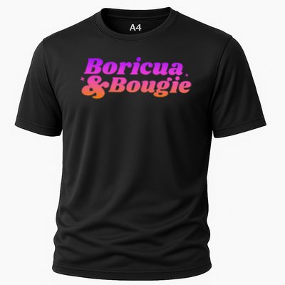 Funny Boricua & Bougie Performance Shirt