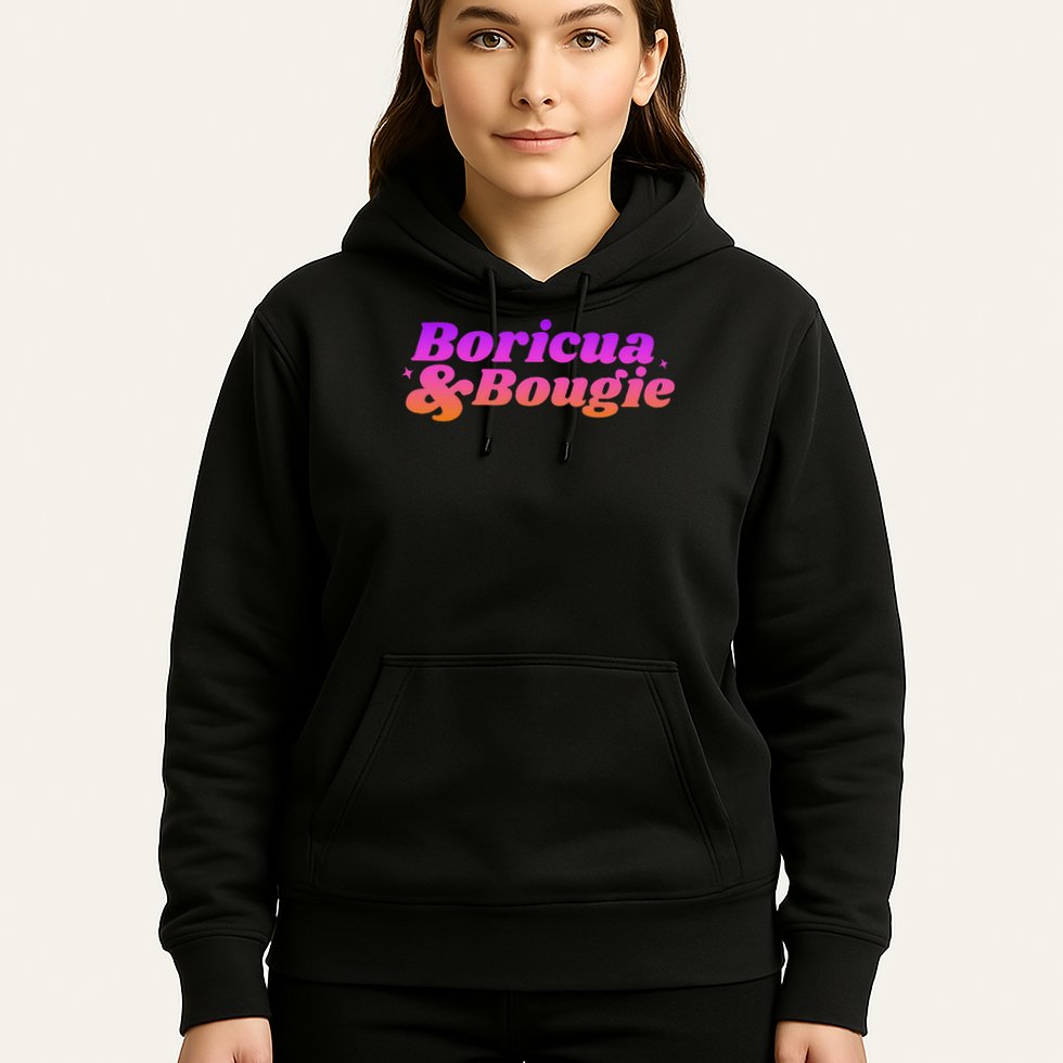 Funny Boricua & Bougie Hoodie