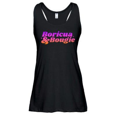 Funny Boricua & Bougie Ladies Essential Flowy Tank